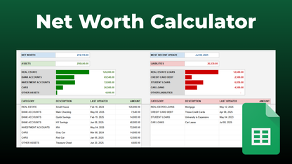 Google Sheets Money Master Toolkit