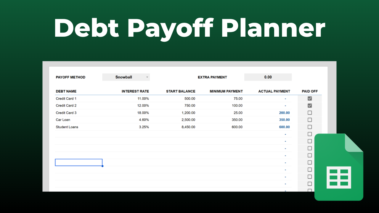 Google Sheets Money Master Toolkit