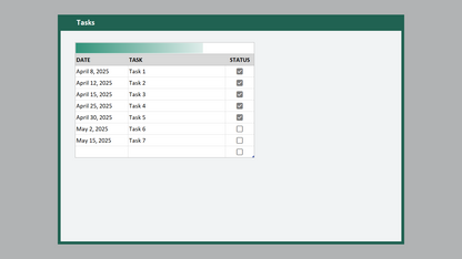 Excel Event Planner