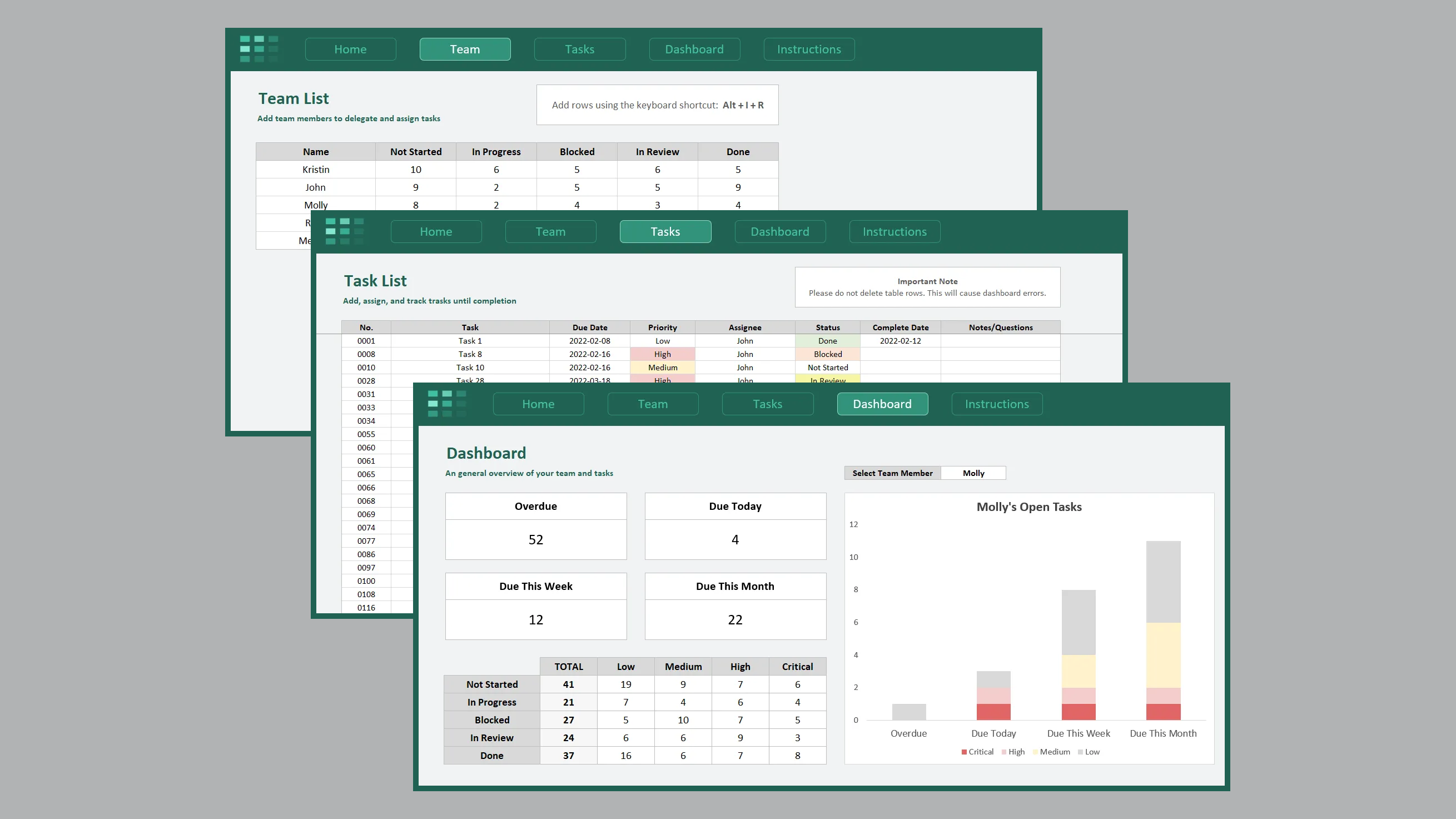 Excel Task Delegator Template – Spreadsheet Life