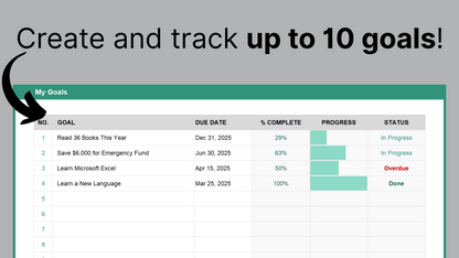 Excel Action Plan