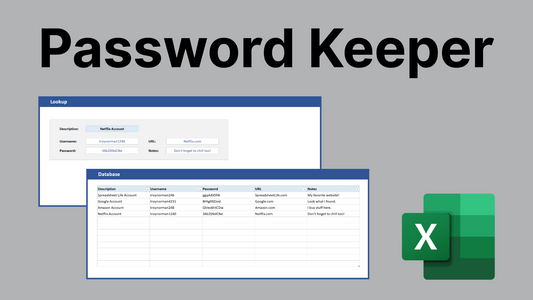 Excel Password Keeper