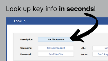 Excel Password Keeper
