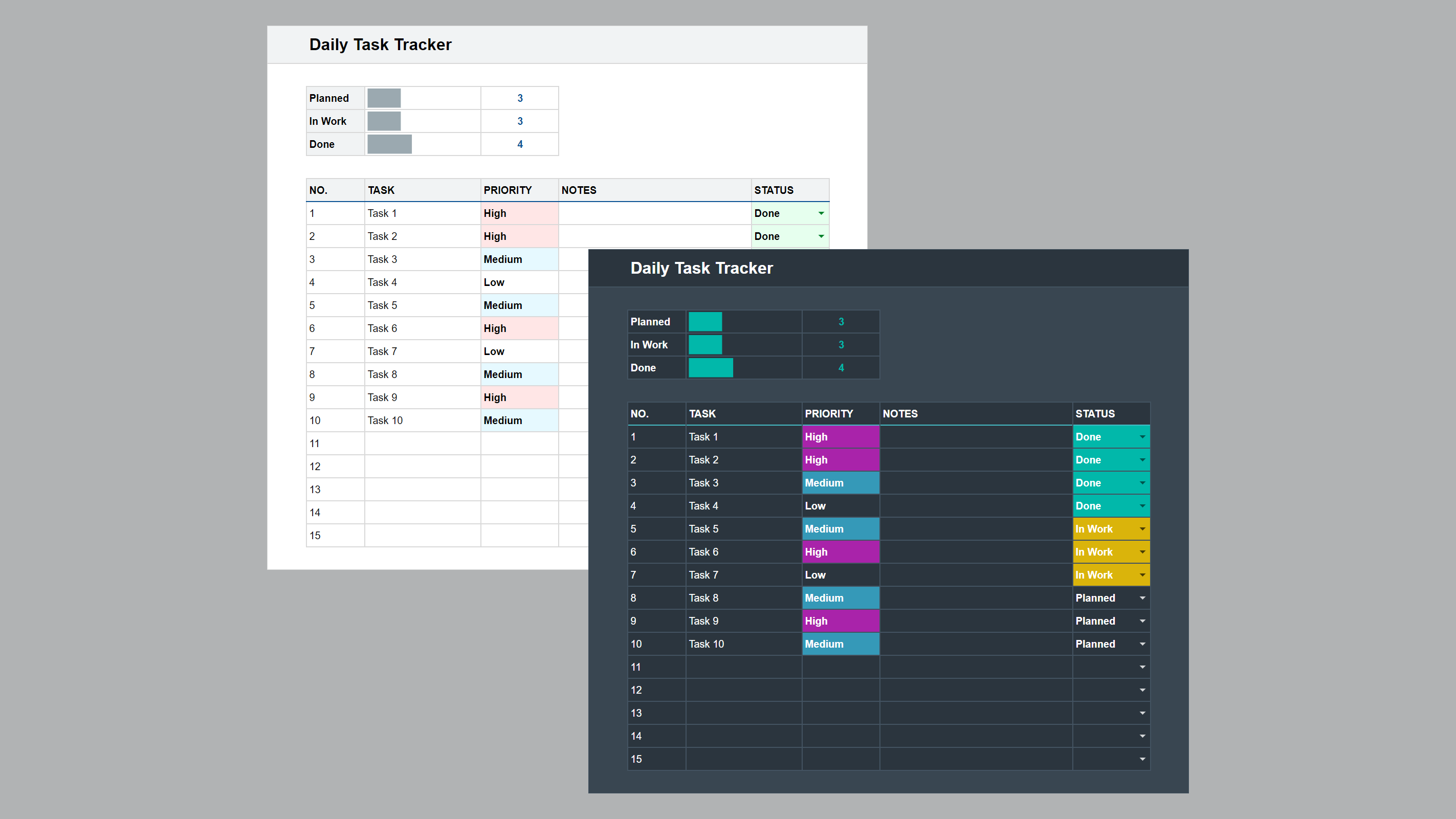 Google Sheets Daily Task Tracker – Spreadsheet Life