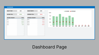 Google Sheets Income Expense Tracker