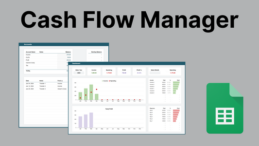 Google Sheets Cash Flow Manager