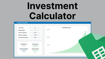 Google Sheets Personal Finance Bundle