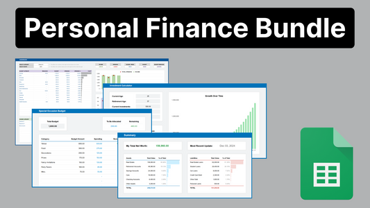 Google Sheets Personal Finance Bundle