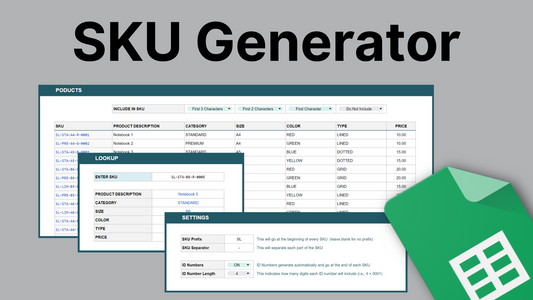 Google Sheets SKU Generator
