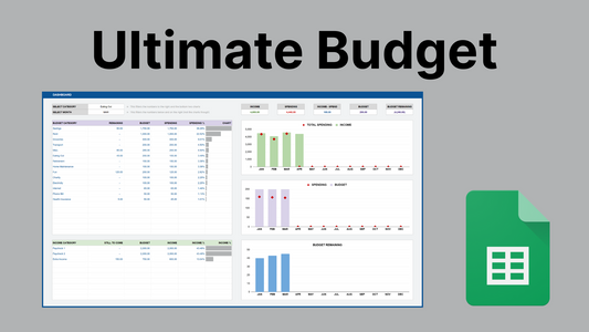Google Sheets Ultimate Personal Budget