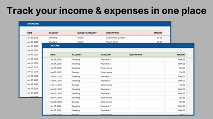 Google Sheets Ultimate Personal Budget